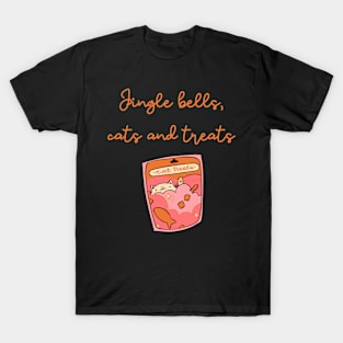 Jingle Bells, Cats and Treats T-Shirt